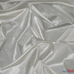 Load image into Gallery viewer, Taffeta Fabric | Two Tone Taffeta Fabric | Non Stretch Taffeta | 60&quot; Wide | Multiple Solid Colors | Wholesale Bolt | Fabric mytextilefabric Bolts Offwhite 
