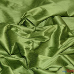 Load image into Gallery viewer, Polyester Silk Fabric | Faux Silk | Polyester Dupioni Fabric | Sample Swatch | 54&quot; Wide | Multiple Colors | Fabric mytextilefabric Sample Swatches Olive 
