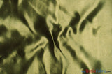 Bridal Satin Fabric | Shiny Bridal Satin | 60" Wide | Multiple Colors | Continuous Yards | Fabric mytextilefabric Yards Olive 