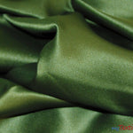 Load image into Gallery viewer, L&#39;Amour Satin Fabric | Polyester Matte Satin | Peau De Soie | 60&quot; Wide | Wholesale Bolt | Wedding Dress, Tablecloth, Multiple Colors | Fabric mytextilefabric Bolts Olive 
