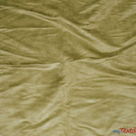 Load image into Gallery viewer, Suede Fabric | Microsuede | 40 Colors | 60&quot; Wide | Faux Suede | Upholstery Weight, Tablecloth, Bags, Pouches, Cosplay, Costume | Continuous Yards | Fabric mytextilefabric Yards Olive 

