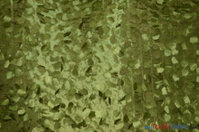 Load image into Gallery viewer, Grape Leaf Taffeta | Hanging Grape Leaf Taffeta | 57&quot; Wide | Multiple Colors Fabric mytextilefabric Yards Olive 