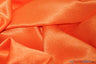 L'Amour Satin Fabric | Polyester Matte Satin | Peau De Soie | 60" Wide | Continuous Yards | Wedding Dress, Tablecloth, Multiple Colors | Fabric mytextilefabric Yards Orange 