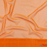Load image into Gallery viewer, Chiffon Fabric | Super Soft &amp; Flowy | 60&quot; Wide | Sample Swatch | Fabric mytextilefabric Sample Swatches Orange 
