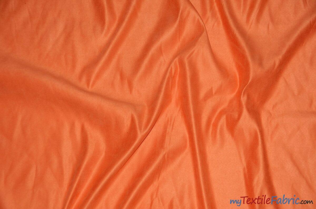 Suede Fabric | Microsuede | 40 Colors | 60" Wide | Faux Suede | Upholstery Weight, Tablecloth, Bags, Pouches, Cosplay, Costume | Continuous Yards | Fabric mytextilefabric Yards Orange 