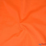 Load image into Gallery viewer, Polyester Cotton Broadcloth Fabric | 60&quot; Wide | Solid Colors | Sample Swatch | Multiple Colors | Fabric mytextilefabric Sample Swatches Orange 
