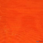 Load image into Gallery viewer, Crystal Organza Fabric | Sparkle Sheer Organza | 60&quot; Wide | Wholesale Bolt | Multiple Colors | Fabric mytextilefabric Bolts Orange 
