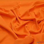 Load image into Gallery viewer, Scuba Double Knit Fabric | Basic Wrinkle Free Polyester Fabric with Mechanical Stretch | 60&quot; Wide | Multiple Colors | Poly Knit Fabric | Fabric mytextilefabric Yards Orange 
