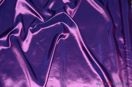 Stretch Taffeta Fabric | 60" Wide | Multiple Solid Colors | Continuous Yards | Costumes, Apparel, Cosplay, Designs | Fabric mytextilefabric Yards Orchid 