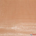 Load image into Gallery viewer, Crystal Organza Fabric | Sparkle Sheer Organza | 60&quot; Wide | Wholesale Bolt | Multiple Colors | Fabric mytextilefabric Bolts Peach 
