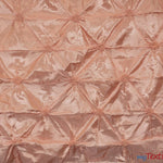 Load image into Gallery viewer, Pinwheel Taffeta Fabric | Button Taffeta Fabric | 48&quot; Wide | Multiple Colors | Fabric mytextilefabric Yards Peach 
