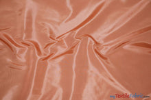 Load image into Gallery viewer, Taffeta Fabric | Two Tone Taffeta Fabric | Non Stretch Taffeta | 60&quot; Wide | Multiple Solid Colors | Continuous Yards | Fabric mytextilefabric Yards Peach 