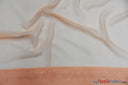 Chiffon Fabric | Super Soft & Flowy | 60" Wide | By the Continuous Yard | Multiple Colors | Fabric mytextilefabric Yards Peach 