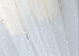 Very Soft Tulle with Pearls | Tulle with Beads | 52" Wide | Bridal Veil Tulle, Wedding Dress | Fabric mytextilefabric Yards Ivory 