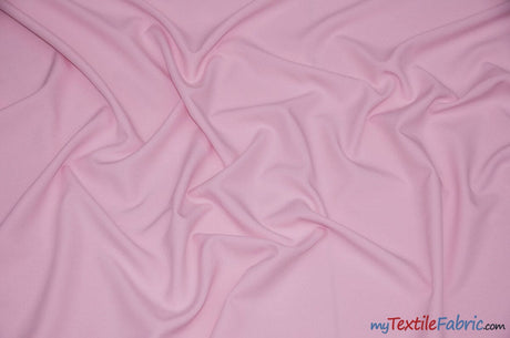 Extra Wide Polyester Fabric | 120" Wide Polyester Fabric | 120" Polypoplin for Tablecloths, Drapery, and Curtains | Fabric mytextilefabric Yards Pink 