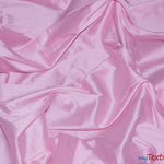 Load image into Gallery viewer, Polyester Silk Fabric | Faux Silk | Polyester Dupioni Fabric | Sample Swatch | 54&quot; Wide | Multiple Colors | Fabric mytextilefabric Sample Swatches Pink 
