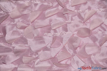 Load image into Gallery viewer, Petal Taffeta Fabric | Hanging Round Petal Taffeta | 57&quot; Wide | Multiple Colors Fabric mytextilefabric Yards Pink 