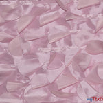 Load image into Gallery viewer, Petal Taffeta Fabric | Hanging Round Petal Taffeta | 57&quot; Wide | Multiple Colors Fabric mytextilefabric Yards Pink 
