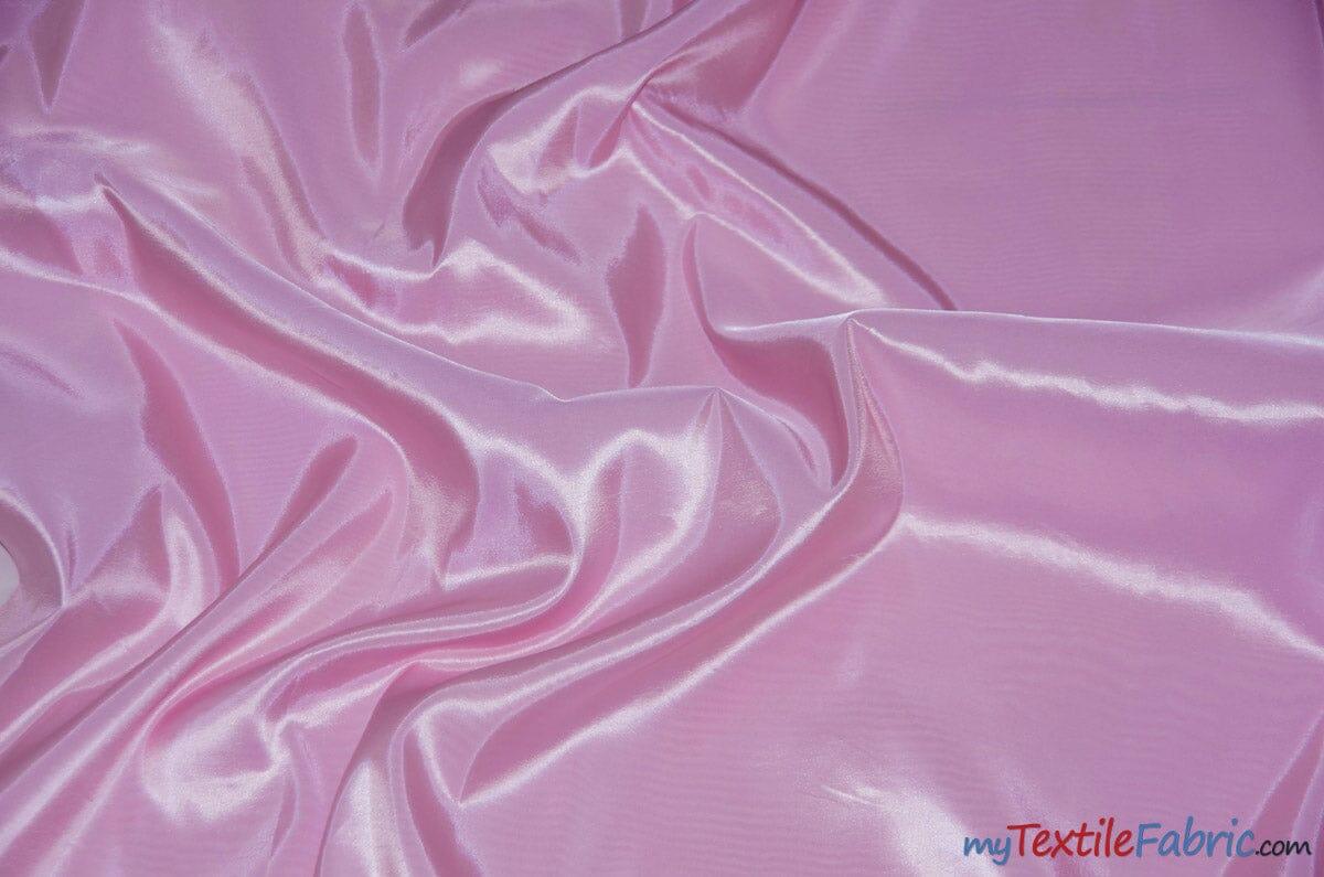 Taffeta Fabric | Two Tone Taffeta Fabric | Non Stretch Taffeta | 60" Wide | Multiple Solid Colors | Sample Swatch | Fabric mytextilefabric Sample Swatches Pink 