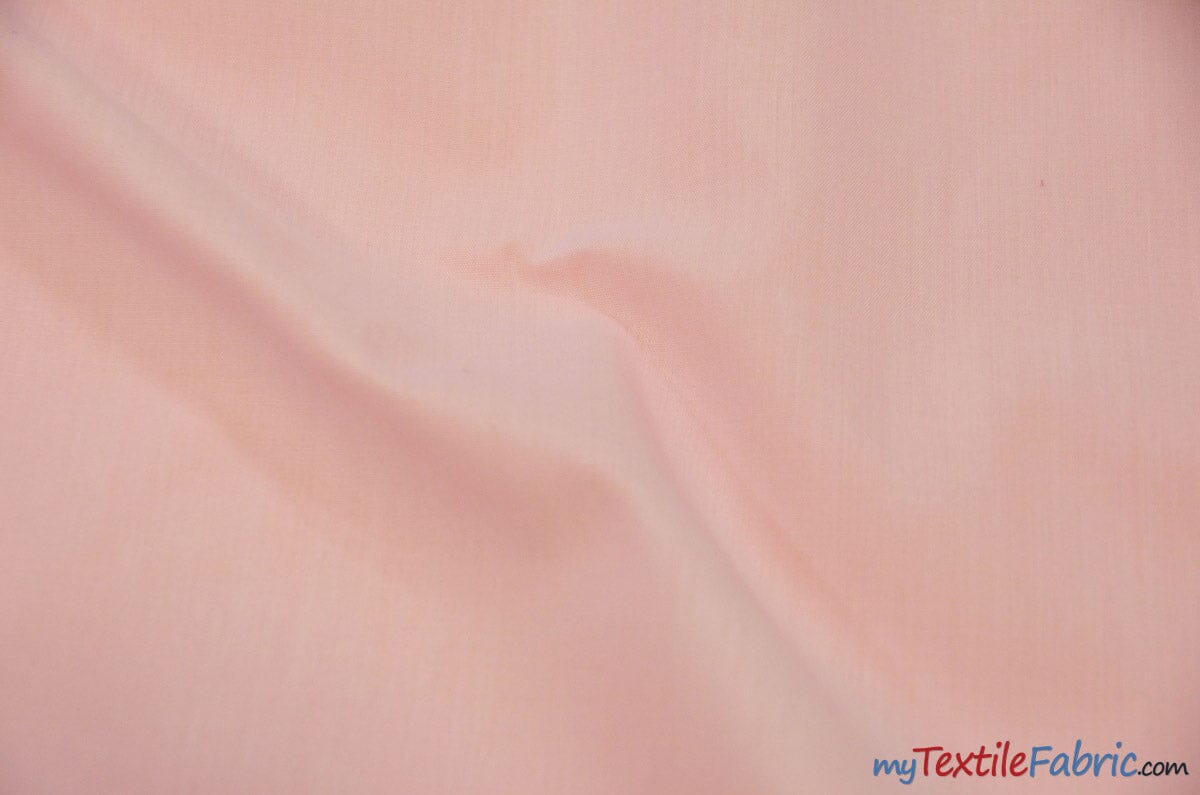 Polyester Cotton Broadcloth Fabric | 60" Wide | Solid Colors | Sample Swatch | Multiple Colors | Fabric mytextilefabric Sample Swatches Pink 