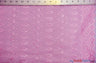 Polyester Cotton Eyelet Embroidery | Double Sided Border | 45" Wide | Multiple Colors | Fabric mytextilefabric Yards Pink 