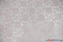 Raschel Lace Fabric | 60" Wide | Vintage Lace Fabric | Bridal Lace, Decoration, Curtain, Tablecloth | Boutique Lace Fabric | Floral Lace Fabric | Fabric mytextilefabric Yards Pink 