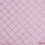Load image into Gallery viewer, Taffeta Pintuck Fabric | 2&quot;x2&quot; Diamond | Diamond Taffeta Fabric | 54&quot; Wide | Multiple Colors | Fabric mytextilefabric Yards Pink 
