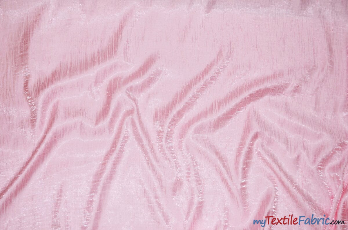 Iridescent Crush Shimmer Fabric | Iridescent Fabric | 54" Wide | Multiple Colors | Wholesale Bolt | Fabric mytextilefabric Bolts Pink 