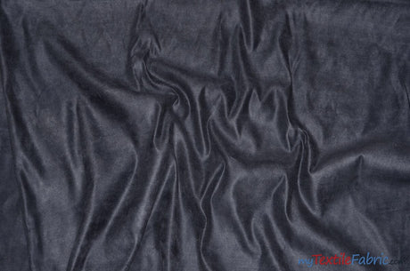 Suede Fabric | Microsuede | 40 Colors | 60" Wide | Faux Suede | Upholstery Weight, Tablecloth, Bags, Pouches, Cosplay, Costume | Sample Swatch | Fabric mytextilefabric Sample Swatches Platinum 