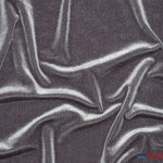Load image into Gallery viewer, Soft and Plush Stretch Velvet Fabric | Stretch Velvet Spandex | 58&quot; Wide | Spandex Velour for Apparel, Costume, Cosplay, Drapes | Fabric mytextilefabric Yards Platinum 
