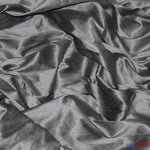Load image into Gallery viewer, Polyester Silk Fabric | Faux Silk | Polyester Dupioni Fabric | Continuous Yards | 54&quot; Wide | Multiple Colors | Fabric mytextilefabric Yards Platinum 

