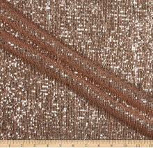 Load image into Gallery viewer, Pleated Glitz Sequins Fabric | Pleated Spandex Sequins Fabric | 56&quot; Wide | Multiple Colors | newtextilefabric Yards Blush 