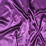 Load image into Gallery viewer, Charmeuse Satin | Silky Soft Satin | 60&quot; Wide | 3&quot;x3&quot; Sample Swatch Page | Fabric mytextilefabric Sample Swatches Plum 
