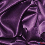 Load image into Gallery viewer, L&#39;Amour Satin Fabric | Polyester Matte Satin | Peau De Soie | 60&quot; Wide | Sample Swatch | Wedding Dress, Tablecloth, Multiple Colors | Fabric mytextilefabric Sample Swatches Plum 
