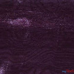 Load image into Gallery viewer, Crystal Organza Fabric | Sparkle Sheer Organza | 60&quot; Wide | Wholesale Bolt | Multiple Colors | Fabric mytextilefabric Bolts Plum 
