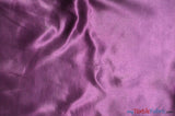 Bridal Satin Fabric | Shiny Bridal Satin | 60" Wide | Multiple Colors | Continuous Yards | Fabric mytextilefabric Yards Plum 