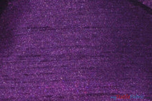 Load image into Gallery viewer, Shantung Satin Fabric | Satin Dupioni Silk Fabric | 60&quot; Wide | Multiple Colors | Wholesale Bolt | Fabric mytextilefabric Bolts Plum 