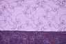 Fantasia Organza Embroidery Fabric | Embroidered Floral Sheer | 54" Wide | Multiple Colors | Fabric mytextilefabric Yards Plum 