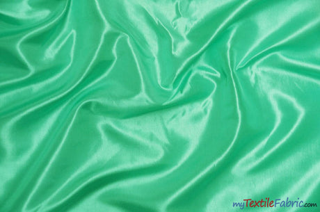 Stretch Taffeta Fabric | 60" Wide | Multiple Solid Colors | Continuous Yards | Costumes, Apparel, Cosplay, Designs | Fabric mytextilefabric Yards Pucci Mint 