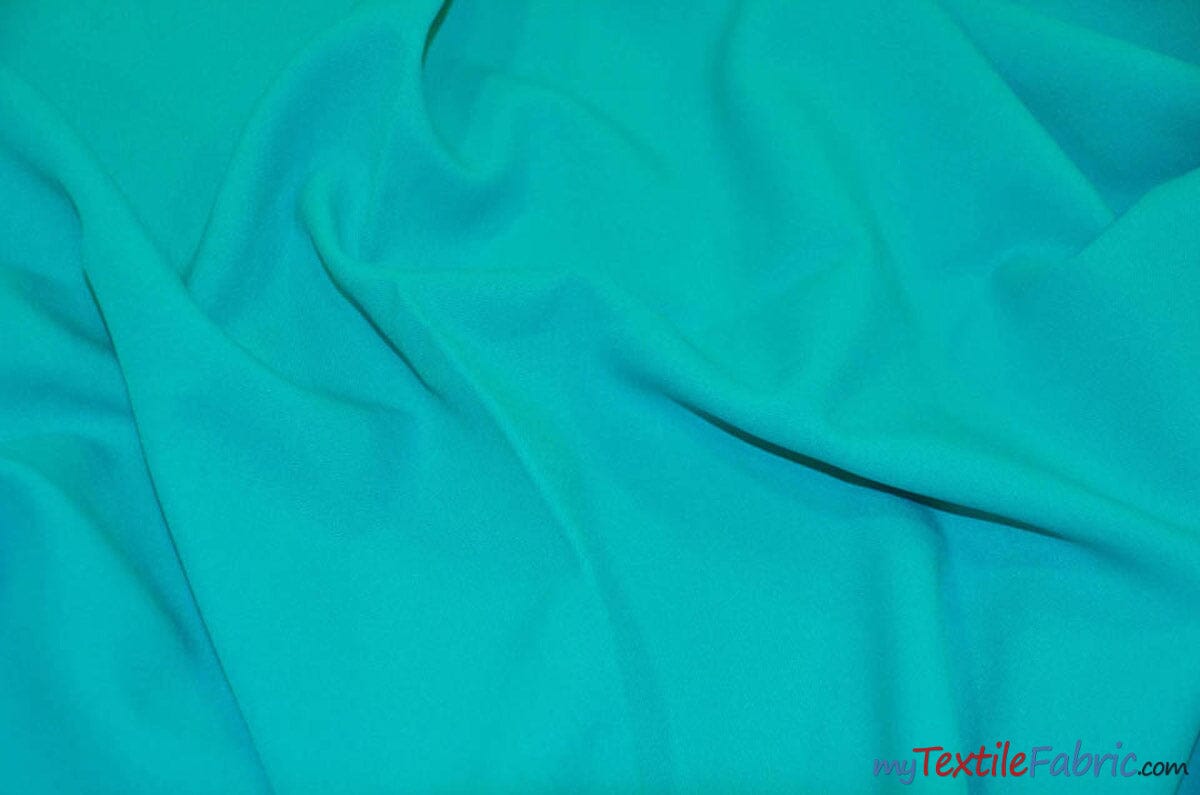 60" Wide Polyester Fabric by the Yard | Visa Polyester Poplin Fabric | Basic Polyester for Tablecloths, Drapery, and Curtains | Fabric mytextilefabric Yards Puchi Jade 