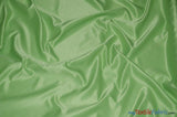 L'Amour Satin Fabric | Polyester Matte Satin | Peau De Soie | 60" Wide | Continuous Yards | Wedding Dress, Tablecloth, Multiple Colors | Fabric mytextilefabric Yards Puchi Lime 