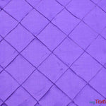 Load image into Gallery viewer, Taffeta Pintuck Fabric | 4&quot;x4&quot; Diamond | Diamond Taffeta Fabric | 58&quot; Wide | Multiple Colors | Wholesale Bolt | Fabric mytextilefabric Bolts Puchi Purple 
