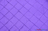 Taffeta Pintuck Fabric | 4"x4" Diamond | Diamond Taffeta Fabric | 58" Wide | Multiple Colors | Sample Swatch | Fabric mytextilefabric Sample Swatches Puchi Purple 