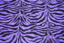 Zebra Flocking Taffeta | Flocking Velvet Zebra on Taffeta Fabric | 60" Wide | Curtains, Apparel, Cosplay, Costume, Decor | Fabric mytextilefabric Yards Purple Zebra 