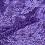 Load image into Gallery viewer, Panne Velvet Fabric | 60&quot; Wide | Crush Panne Velour | Apparel, Costumes, Cosplay, Curtains, Drapery &amp; Home Decor | Fabric mytextilefabric Yards Purple 
