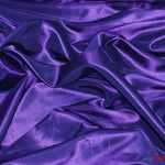 Load image into Gallery viewer, Stretch Taffeta Fabric | 60&quot; Wide | Multiple Solid Colors | Sample Swatch | Costumes, Apparel, Cosplay, Designs | Fabric mytextilefabric Sample Swatches Purple 
