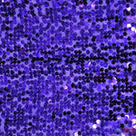 Load image into Gallery viewer, New York Dazzle Sequins Fabric | 6mm Sequins Fabric | 52&quot; Wide | Multiple Colors | Fabric mytextilefabric Yards Purple 
