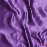 Load image into Gallery viewer, Bridal Satin Fabric | Shiny Bridal Satin | 60&quot; Wide | Multiple Colors | Continuous Yards | Fabric mytextilefabric Yards Purple 
