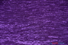 Load image into Gallery viewer, Crease Taffeta Fabric | Crush Taffeta | 52&quot; Wide | Continuous Yards | Multiple Colors | Fabric mytextilefabric Yards Purple 