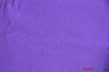 100% Cotton Gauze Fabric | Soft Lightweight Cotton Muslin | 48" Wide | Continuous Yard | Fabric mytextilefabric Yards Purple 